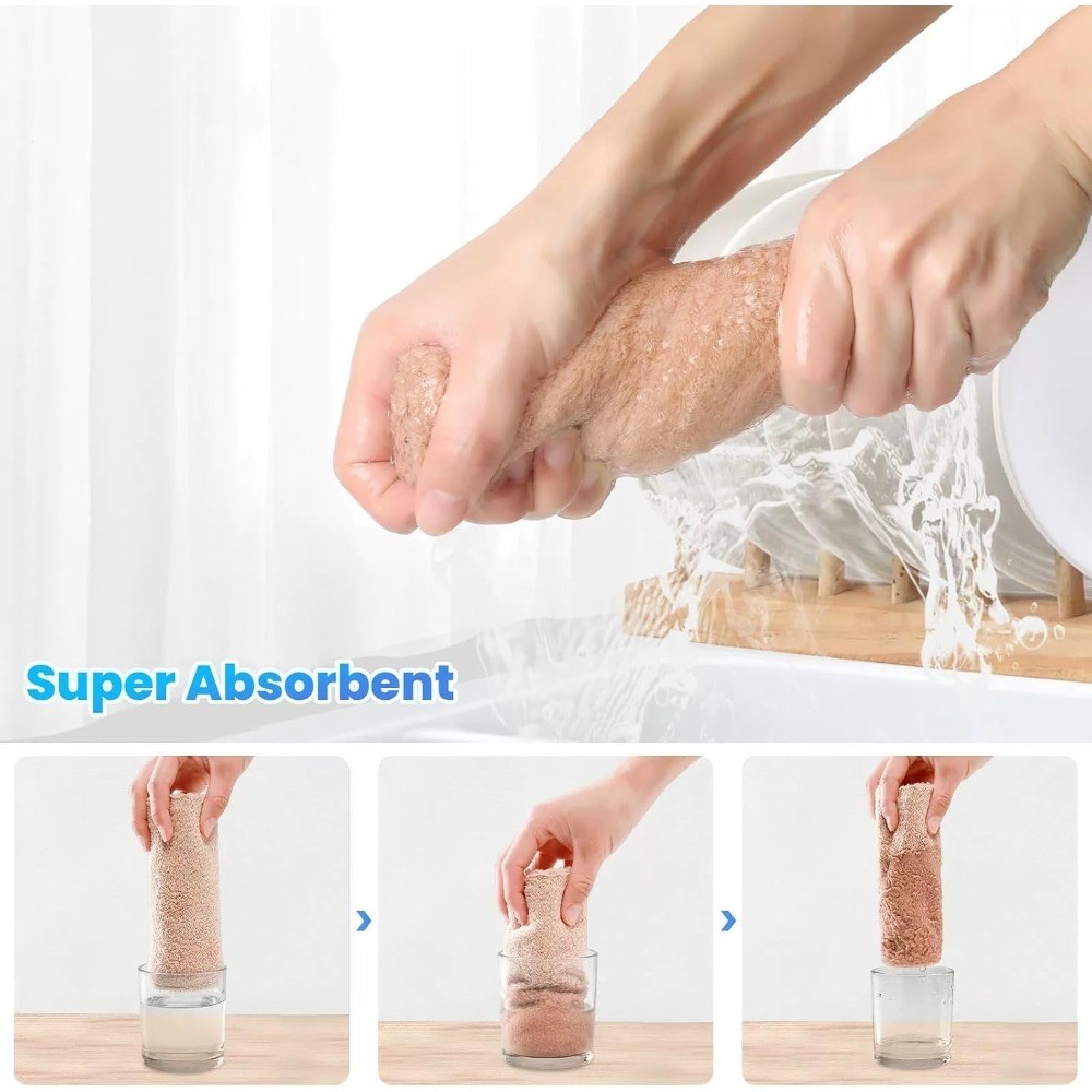 12 Pack Cleaning Cloth,Ultra Soft Absorbent Quick Drying Microfiber Cleaning
