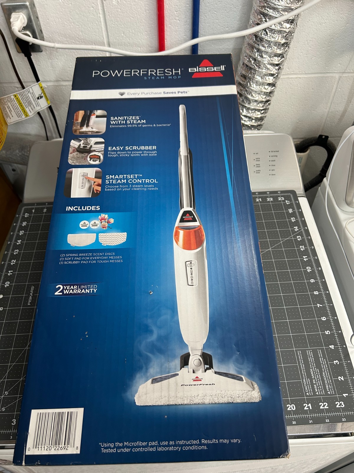 NEW BISSELL 1940W PowerFresh 1500W Steam Mop hardwood tile laminate floor